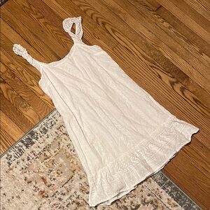 Valentina Naldi White Eyelet Lace Dress